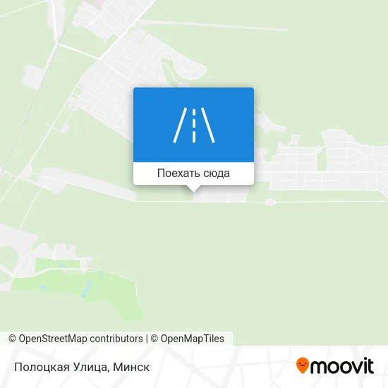 Карта Полоцкая Улица
