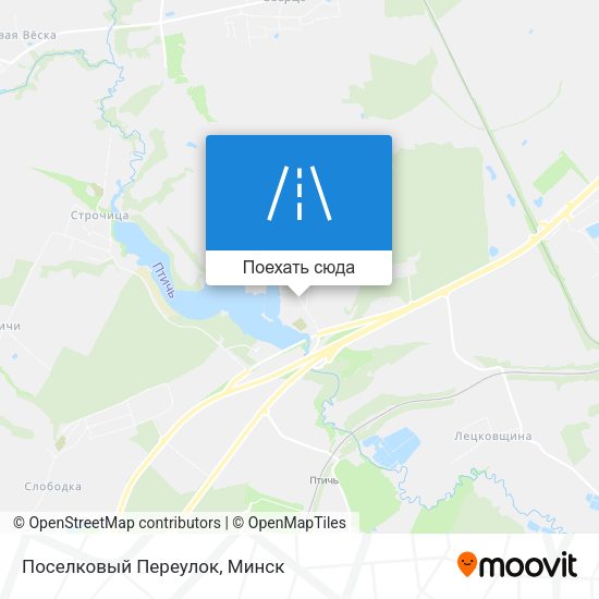 Карта Поселковый Переулок