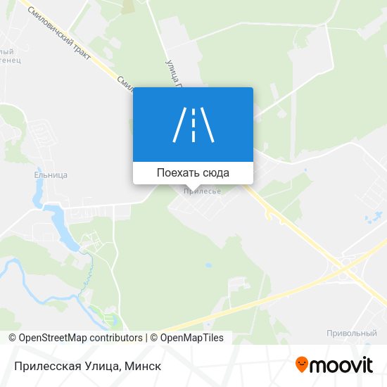 Карта Прилесская Улица
