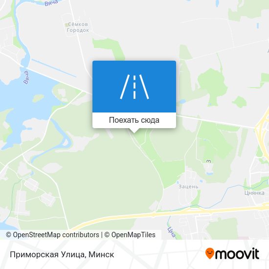 Карта Приморская Улица