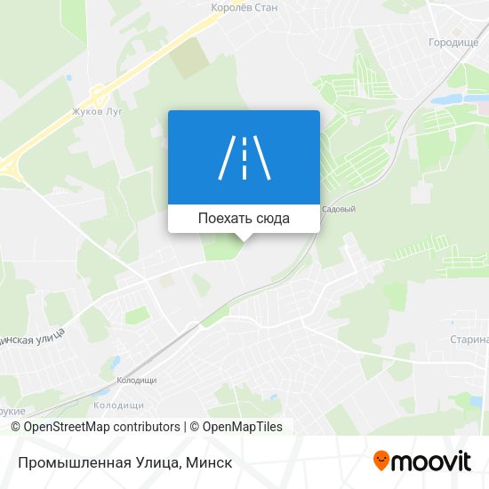 Карта Промышленная Улица