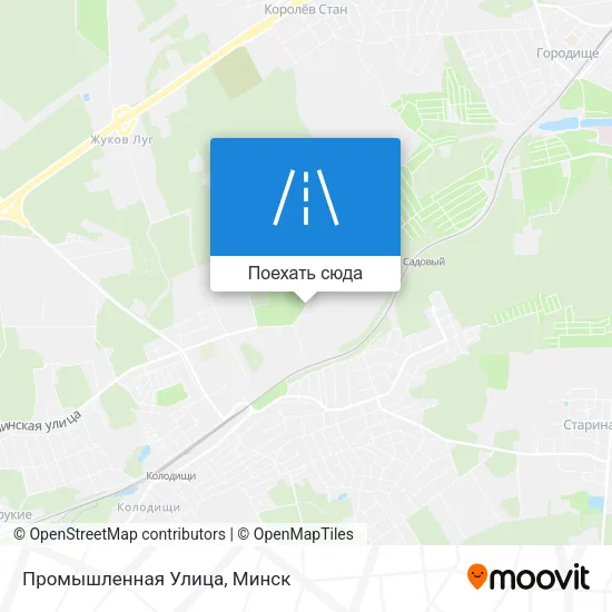 Карта Промышленная Улица
