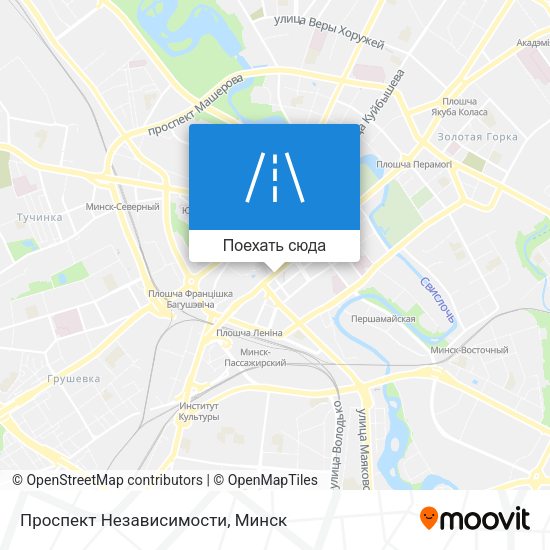 Карта Проспект Независимости