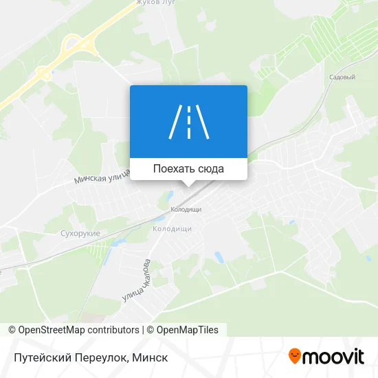 Карта Путейский Переулок