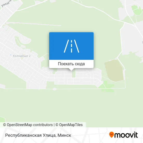 Карта Республиканская Улица