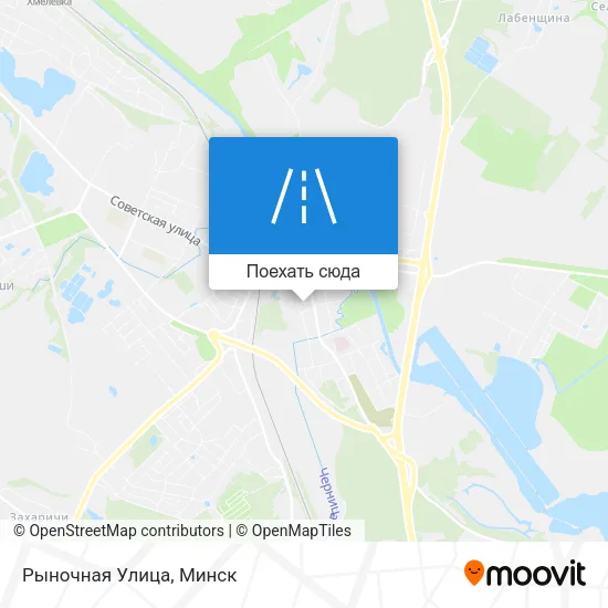 Карта Рыночная Улица