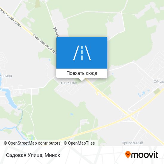 Карта Садовая Улица