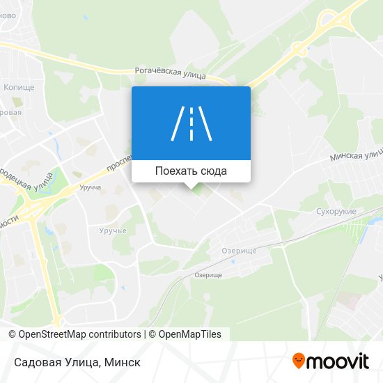 Карта Садовая Улица