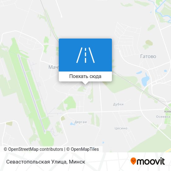 Карта Севастопольская Улица