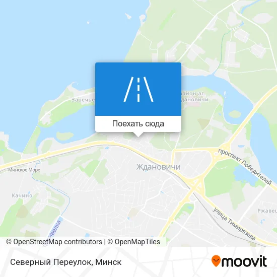 Карта Северный Переулок