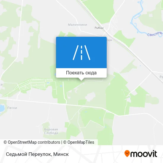 Карта Седьмой Переулок