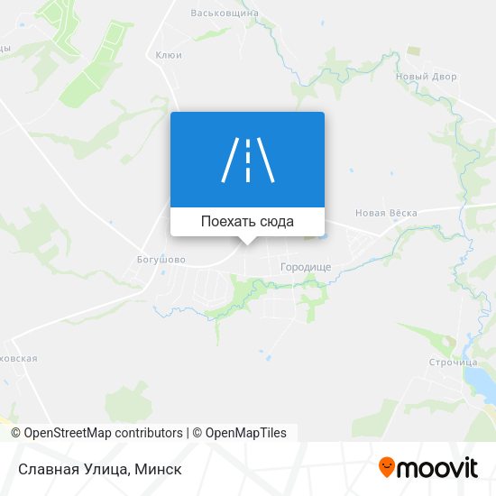 Карта Славная Улица
