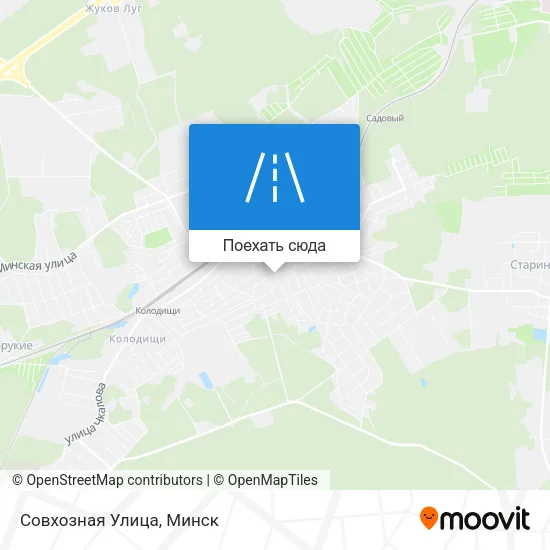 Карта Совхозная Улица