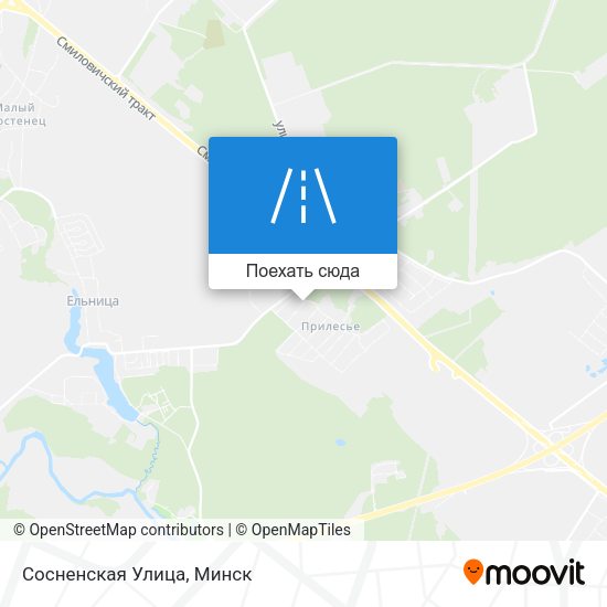 Карта Сосненская Улица