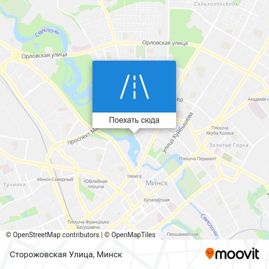 Карта Сторожовская Улица