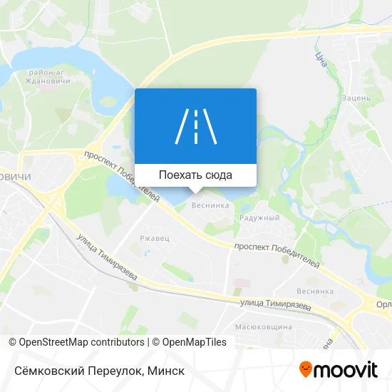 Карта Сёмковский Переулок