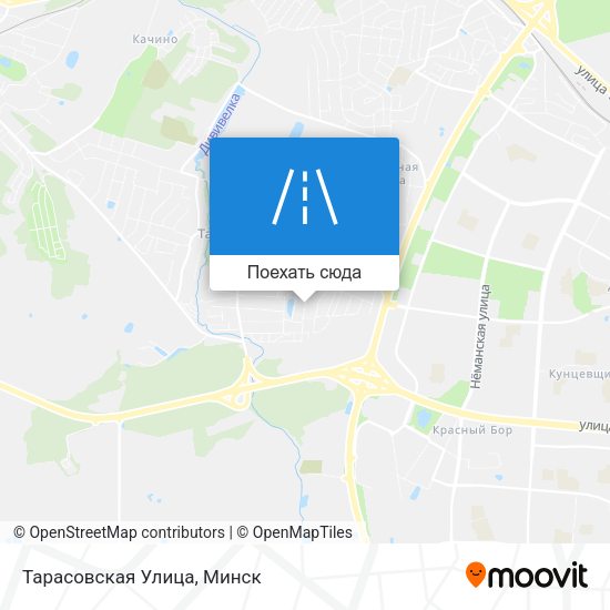 Карта Тарасовская Улица