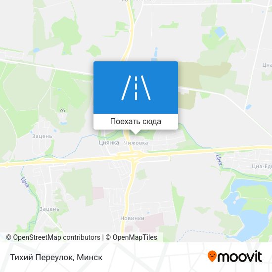 Карта Тихий Переулок