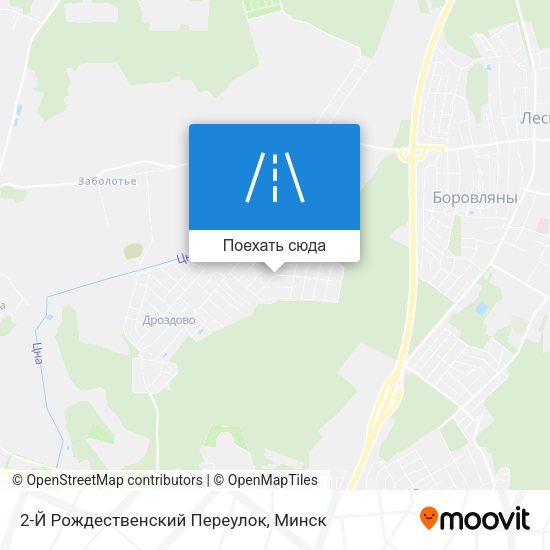 Карта 2-Й Рождественский Переулок