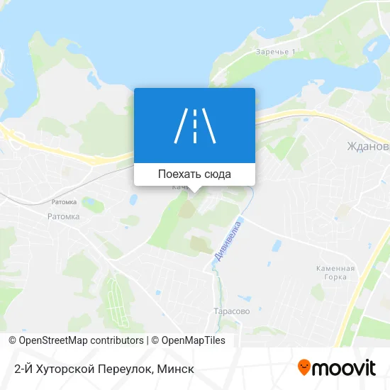 Карта 2-Й Хуторской Переулок