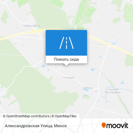 Карта Александровская Улица
