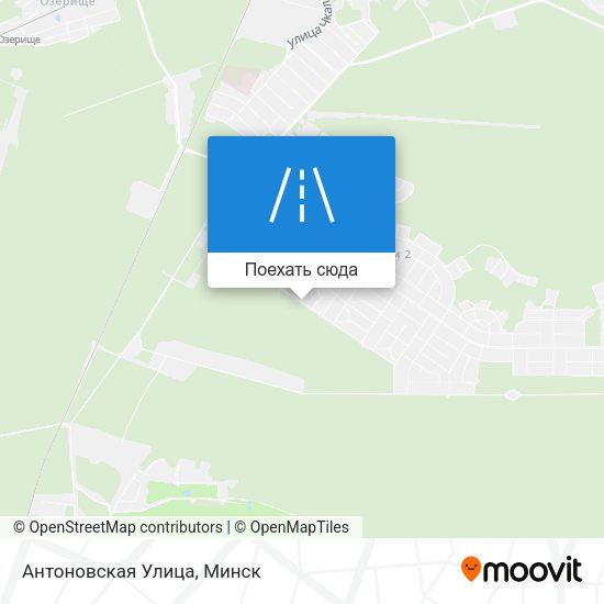 Карта Антоновская Улица