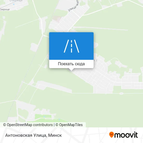 Карта Антоновская Улица