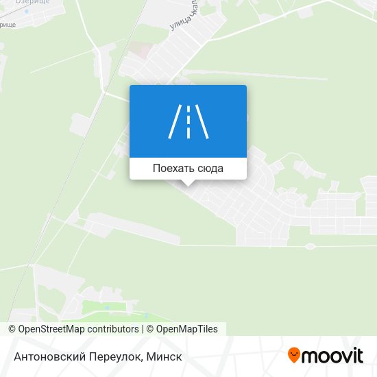 Карта Антоновский Переулок
