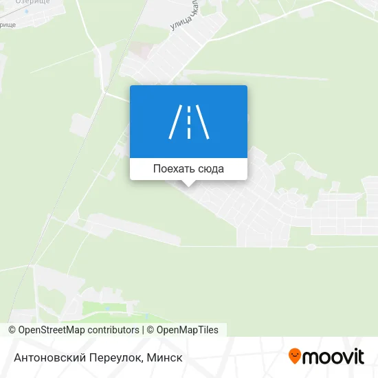Карта Антоновский Переулок