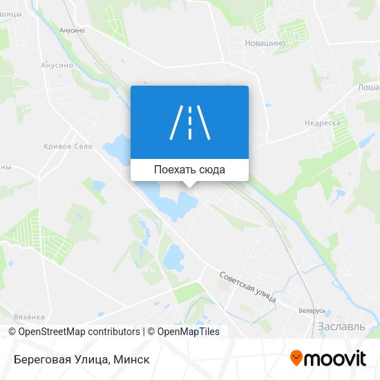 Карта Береговая Улица