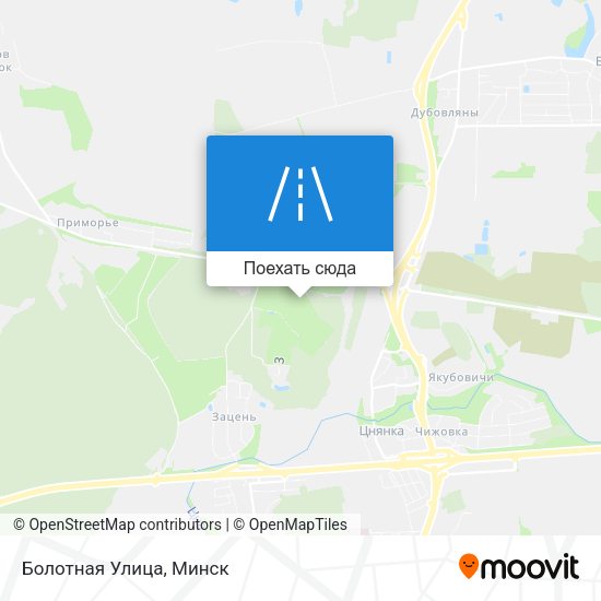 Карта Болотная Улица