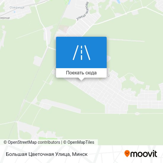 Карта Большая Цветочная Улица