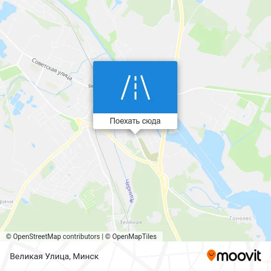 Карта Великая Улица