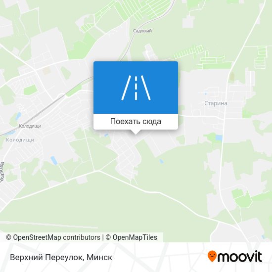 Карта Верхний Переулок