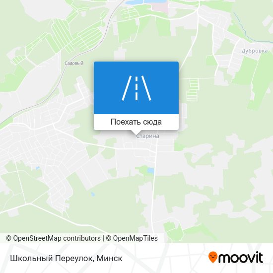 Карта Школьный Переулок