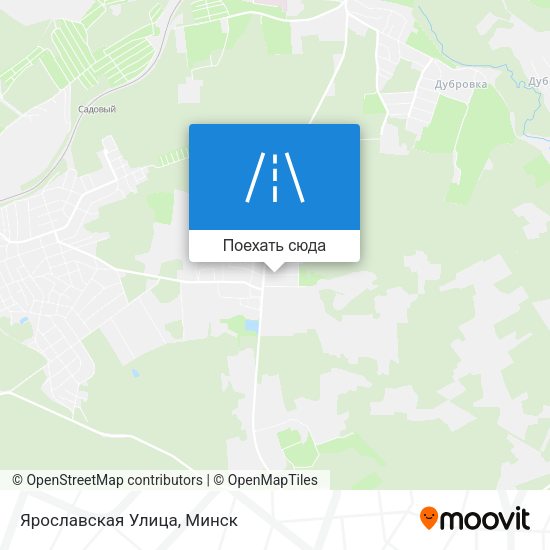 Карта Ярославская Улица