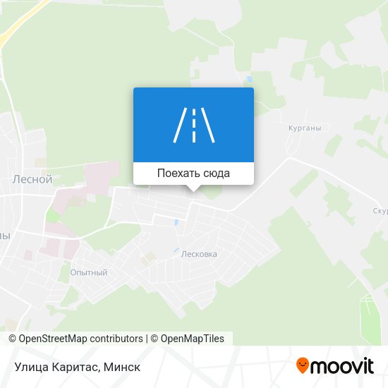 Карта Улица Каритас