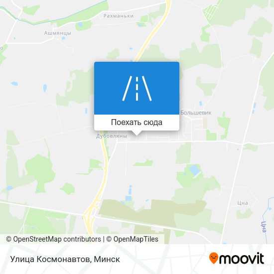 Карта Улица Космонавтов