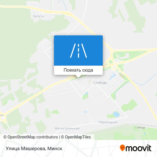 Карта Улица Машерова