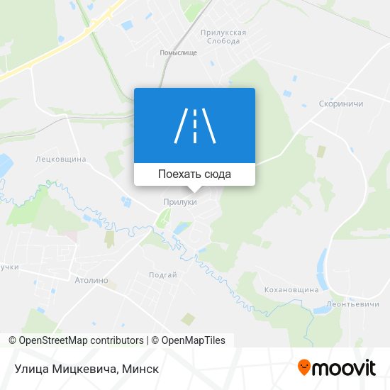 Карта Улица Мицкевича