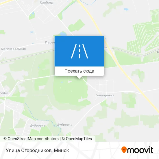 Карта Улица Огородников
