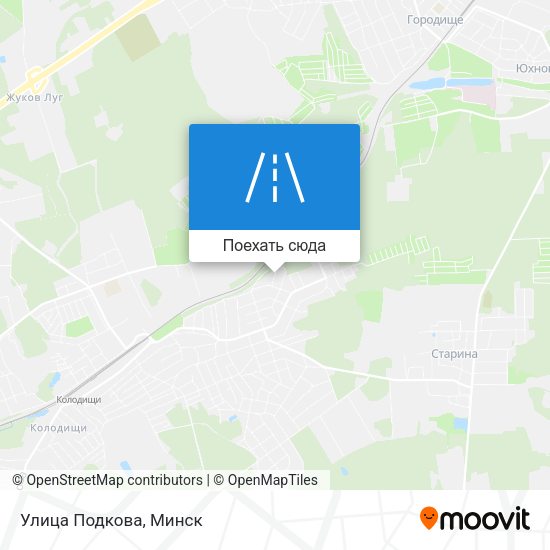 Карта Улица Подкова