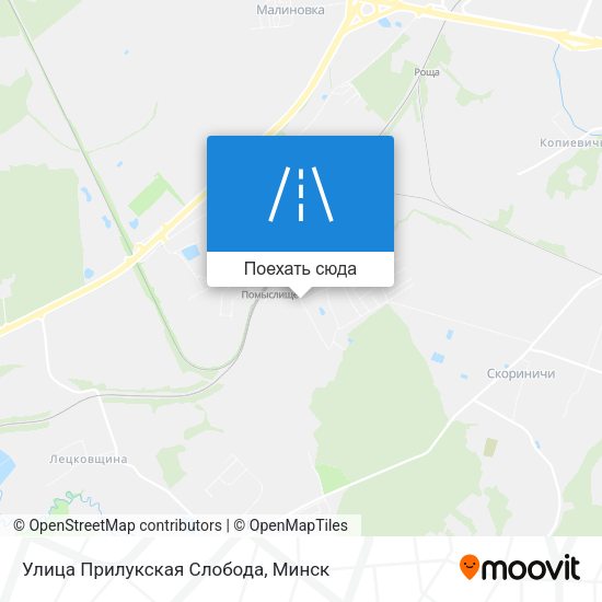 Карта Улица Прилукская Слобода