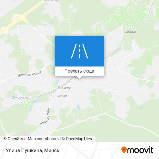 Карта Улица Пушкина