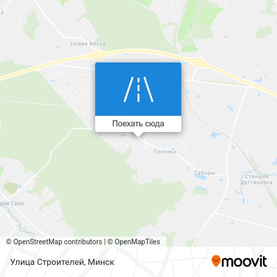 Карта Улица Строителей