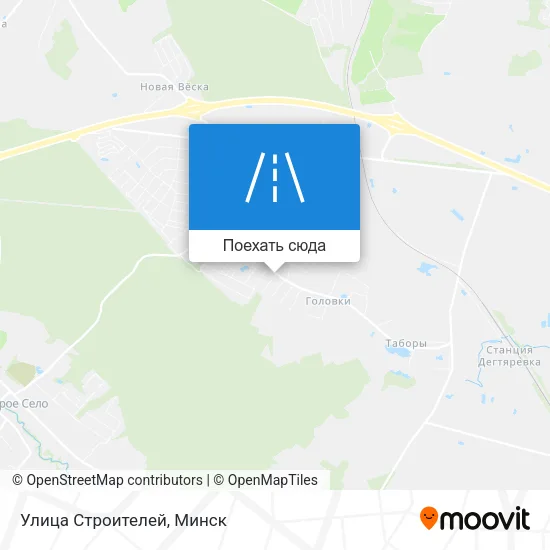 Карта Улица Строителей