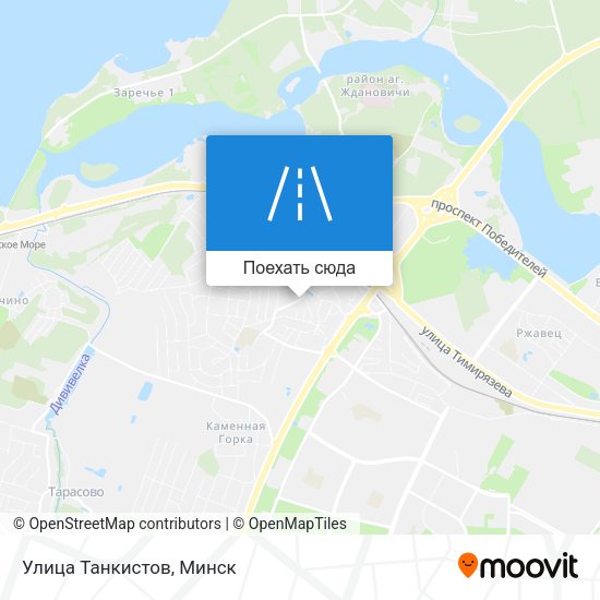 Карта Улица Танкистов