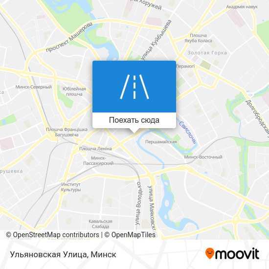 Карта Ульяновская Улица