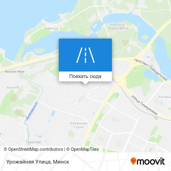 Карта Урожайная Улица