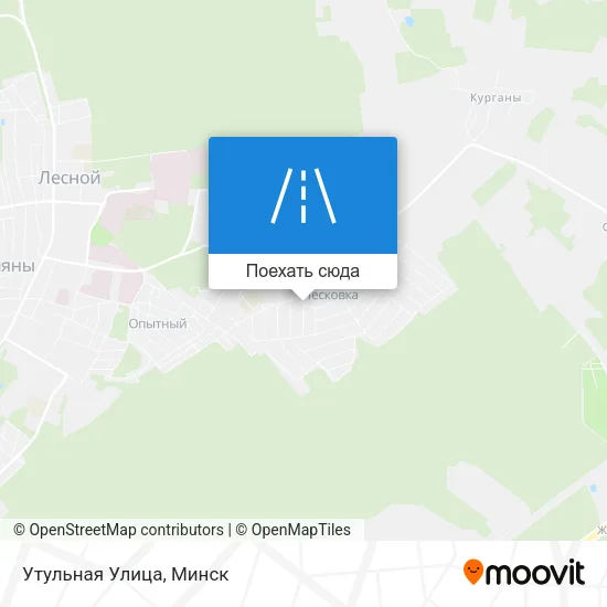 Карта Утульная Улица